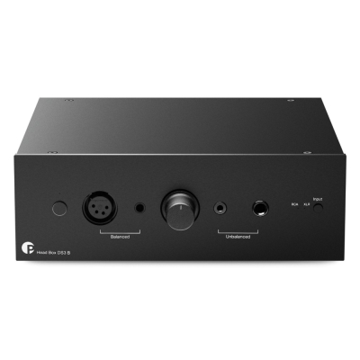 Pro-Ject Head Box DS3 B, zbalansowany wzmacniacz słuchawkowy, czarny