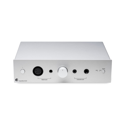 Pro-Ject Head Box S3 B, zbalansowany wzmacniacz słuchawkowy, srebrny