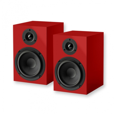 Pro-Ject Speaker Box 5 E, kolumny podstawkowe, para, czerwony