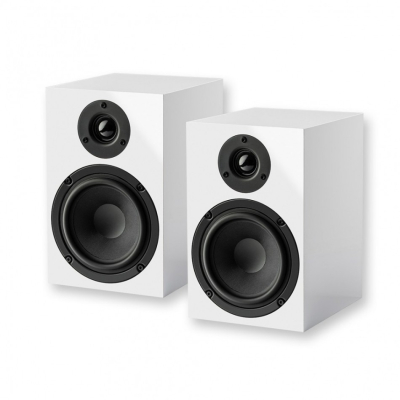 Pro-Ject Speaker Box 5 E, kolumny podstawkowe, para, biały