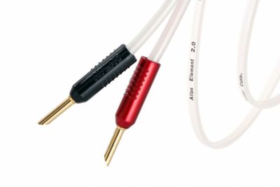 Atlas Element Achromatic Z 2.0 biały kabel głośnikowy do kanału centralnego, 1 metr
