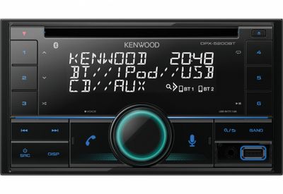 Kenwood DPX-5200BT, radio samochodowe z Bluetooth, AUX i odtwarzaczem CD