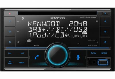Kenwood DPX-7300DAB, radio samochodowe z Bluetooth, odtwarzaczem CD i DAB+