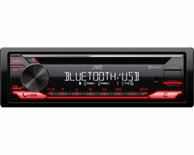 JVC KD-T822BT, radio samochodowe z Bluetooth, odtwarzaczem CD, AUX i USB