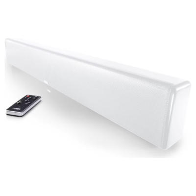 Canton DM 9, smukły soundbar z wirtualnym surround, biały