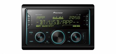 Pioneer MVH-S620BT, radio samochodowe z Bluetooth, krótka obudowa i 3 pary wyjść niskopoziomowych