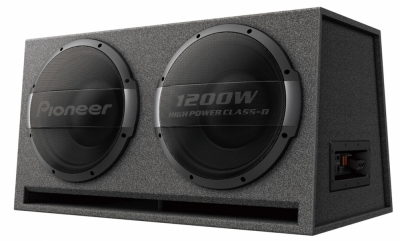 Pioneer TS-WX1220AH, aktywna obudowa basowa z portem, 2x12 cali, 600W RMS