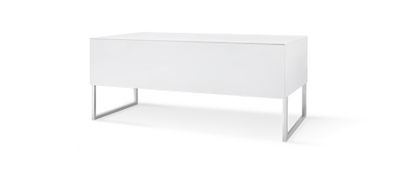 Norstone Khalm 140, stolik TV/media w kolorze pianowej bieli