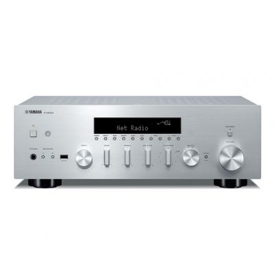 Yamaha R-N600A wzmacniacz stereofoniczny, srebrny