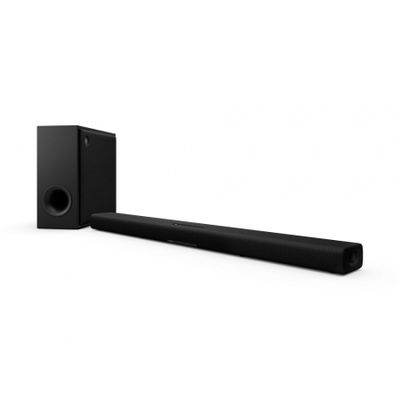 Soundbar Yamaha True X Bar 50A z bezprzewodowym subwooferem i Dolby Atmos, czarny