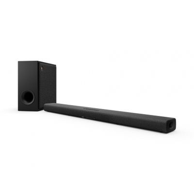 Soundbar Yamaha True X Bar 50A z bezprzewodowym subwooferem i Dolby Atmos, grafitowy szary