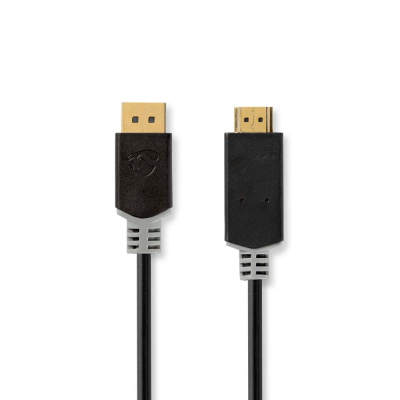Nedis kabel DisplayPort do HDMI, 2 metry