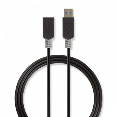 Nedis USB 3.0 USB-A wtyk do USB-A gniazdo, 2 m