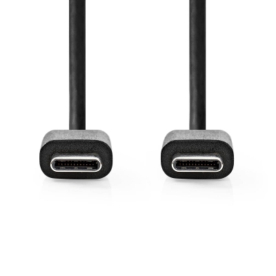 NEDIS CCGL60700 kabel USB-C 2.0, czarny, 1 metr