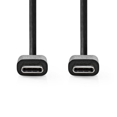 Kabel USB-C NEDIS 176CCGL60700BK30, czarny, 3 m