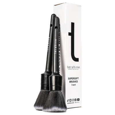 Tershine Supersoft Brushes, supermiękkie pędzle, 2-pack