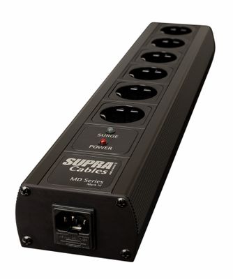 Supra MD06-SPC MK3.1 listwa zasilająca z ochroną przeciwprzepięciową, Black Edition