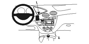 Brodit wzmocniony ProClip, Ford Focus 99-04