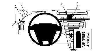 Brodit wzmocniony ProClip, Toyota Prius 10-16