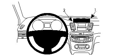 Brodit wzmocniony ProClip, Peugeot 508 11-18