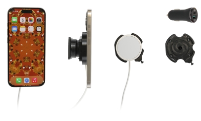 Brodit uchwyt z przegubem kulowym, Apple iPhone 12/12 Mini/12 Pro/12 Pro Max/13/13 Mini/13 Pro/13 Pro Max/14/14 Plus m. in.