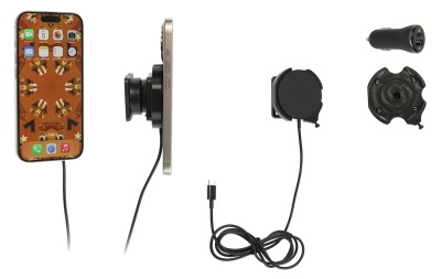 Brodit uchwyt z przegubem kulowym, Apple iPhone 12/12 Mini/12 Pro/12 Pro Max/13/13 Mini/13 Pro/13 Pro Max/14/14 Plus m. in.