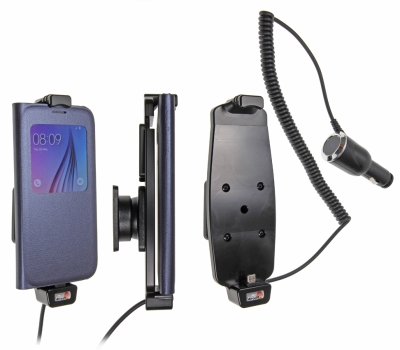 Brodit Aktywny uchwyt z wtyczką do gniazda zapalniczki, Samsung Galaxy S6/S6 edge/S7