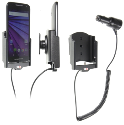 Brodit Aktywny uchwyt z wtyczką do gniazda zapalniczki, Motorola Moto G (3rd Gen)