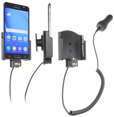 Uchwyt aktywny Brodit z wtyczką do gniazda zapalniczki, Samsung Galaxy J5 (2016)