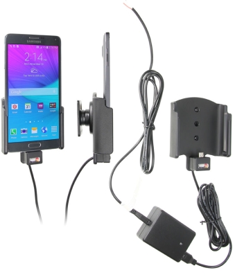 Uchwyt aktywny Brodit do stałej instalacji, Samsung Galaxy Note 4