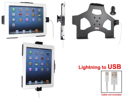 Brodit Uchwyt do połączenia kablowego, Apple iPad 4th Gen (A1458, A1459, A1460)/With Retina (Lightning Connector)
