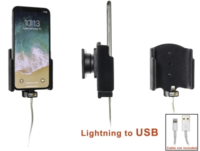 Brodit Uchwyt do połączenia kablowego, Apple iPhone X/Xs