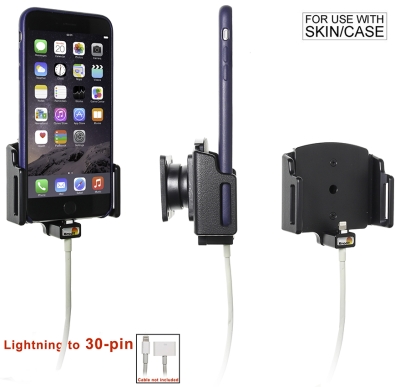 Brodit Uchwyt do połączenia kablowego, Apple iPhone 11/6 Plus/6S Plus/7 Plus/8 Plus/X/XR/Xs/Xs Max