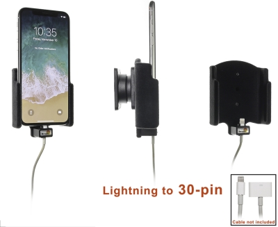 Brodit Uchwyt do połączenia kablowego, Apple iPhone X/Xs
