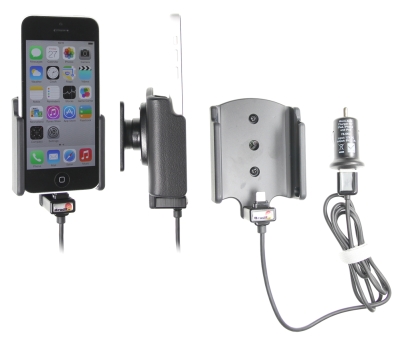 Brodit aktywny uchwyt z kablem USB i adapterem do gniazda zapalniczki, Apple iPhone 5C