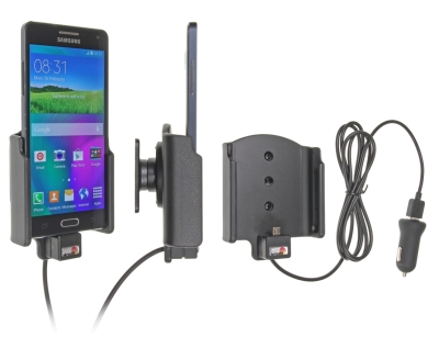 Brodit aktywny uchwyt z kablem USB i adapterem do gniazda zapalniczki, Samsung Galaxy A5 SM-A500/J3 2017 (J330F, J330G)