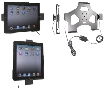 Aktywny uchwyt Brodit do stałej instalacji, Apple iPad 2 (A1395, A1396, A1397)/3rd Gen (A1416, A1430, A1403)