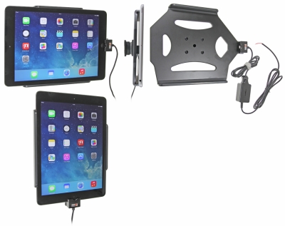 Aktywny uchwyt Brodit do stałej instalacji, Apple iPad 5th Gen (A1822, A1823)/9.7 6th Gen (A1893, A1954)/9.7 New/Air (A1474, A1475, A1476)