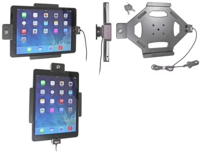 Brodit uchwyt z zamkiem na klucz, Apple iPad 5th Gen (A1822, A1823)/9.7 6th Gen (A1893, A1954)/9.7 New/Air (A1474, A1475, A1476)