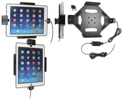 Brodit uchwyt z zamkiem na klucz, Apple iPad 5th Gen (A1822, A1823)/9.7 6th Gen (A1893, A1954)/9.7 New/Air (A1474, A1475, A1476)