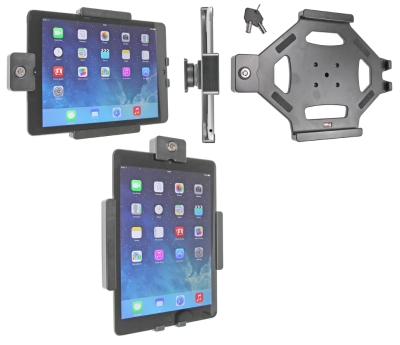 Brodit uchwyt z zamkiem na klucz, Apple iPad 5th Gen (A1822, A1823)/9.7 6th Gen (A1893, A1954)/9.7 New/Air (A1474, A1475, A1476)