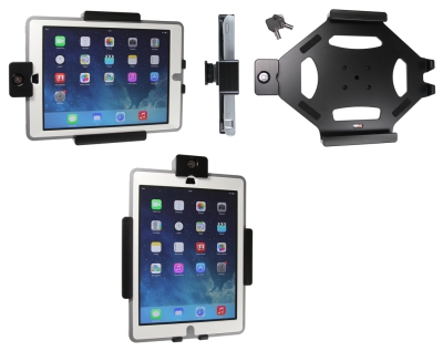 Brodit uchwyt z zamkiem na klucz, Apple iPad 5th Gen (A1822, A1823)/9.7 6th Gen (A1893, A1954)/9.7 New/Air (A1474, A1475, A1476)