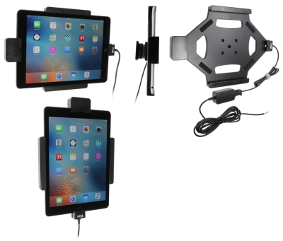 Uchwyt Brodit z blokadą sprężynową, Apple iPad Air 2 (A1566, A1567)/Pro 9.7 (A1673, A1674, A1675)