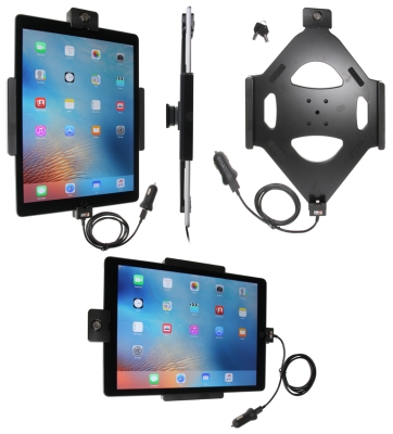 Uchwyt Brodit z blokadą na klucz, Apple iPad Pro 12.9 (A1584, A1652, A1670, A1671)
