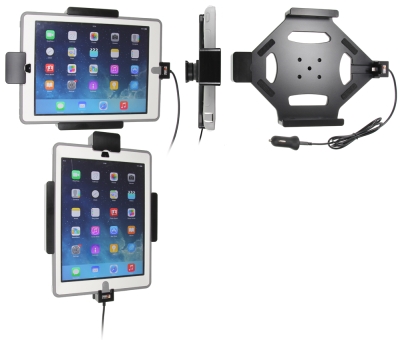 Uchwyt Brodit z blokadą sprężynową, Apple iPad 5th Gen (A1822, A1823)/9.7 6th Gen (A1893, A1954)/9.7 New/Air (A1474, A1475, A1476)