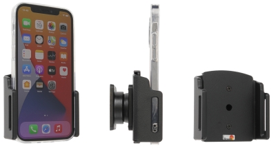 Brodit Pasywny uchwyt z kulką, Apple iPhone 12/12 Pro/13/13 Pro/14 Pro/15/15 Pro/16/16 Pro/16e