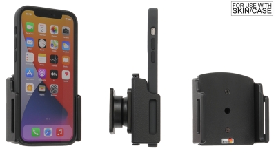 Brodit Pasywny uchwyt z przegubem kulowym, Apple iPhone 12/12 Pro/12 Pro Max/13/13 Pro/13 Pro Max/14/14 Pro/14 Pro Max/15/15 Plus/15 Pro/15 Pro Max/16/16 Plus/16 Pro/16 Pro Max/16e