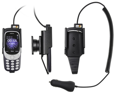 Brodit Aktywny uchwyt z wtykiem do gniazda zapalniczki, Nokia 3310 (2017)