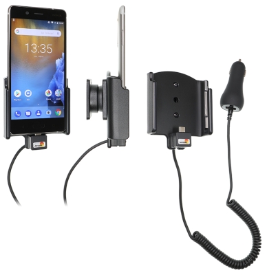 Brodit Aktywny uchwyt z wtykiem do gniazda zapalniczki, Nokia 8