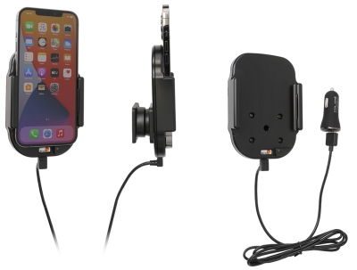 Qi bezprzewodowy aktywny uchwyt na telefon z ładowarką samochodową, Apple iPhone 12 Pro Max